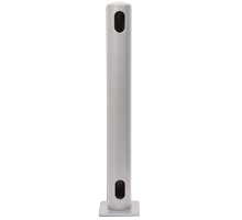 BT7305 Flat Screen Desk Mount Pole with Swivel - Silver