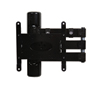 BT7515 Double Arm with Tilt and Swivel Flat Screen Wall Mount - Side View