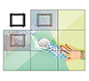 Modular mount allows videowall assembly in an unlimited number of configurations