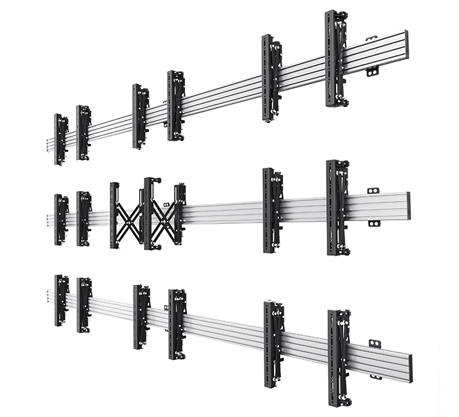 BT8341 - Universal Pop-In, Pop-Out Video Wall Mounting System