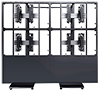 Tool-less micro-adjustment at 8 points for seamless display alignment