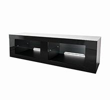 BTF807 - Flat Screen Display Cabinet with Glass Top & Shelves