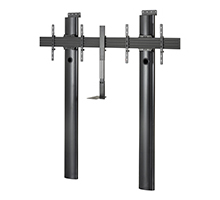BT8710 - Premium Floor-To-Wall Twin Screen VC Stand - 2m