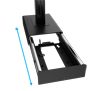Small footprint for an unobtrusive installation into confined areas