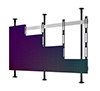 Silicon Core dvLED Floor-To-Ceiling Videowall Mount