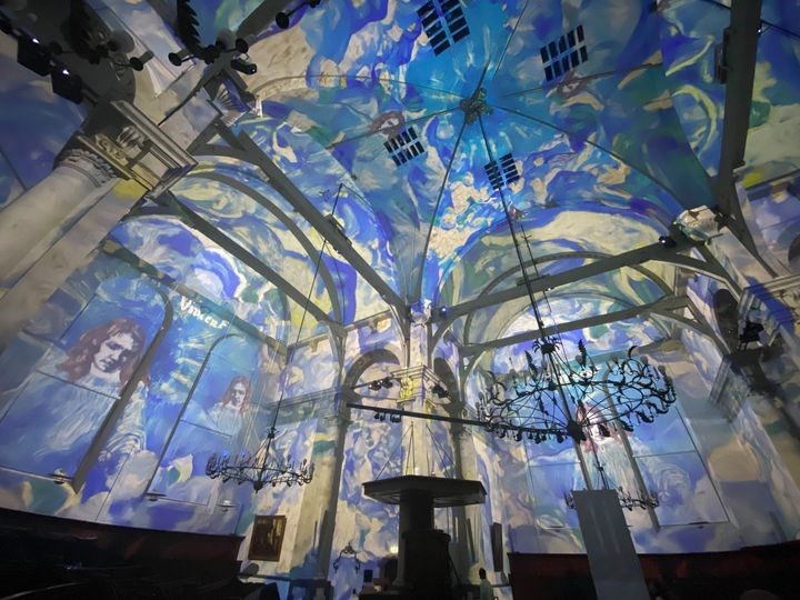 Projection Mapping using BT893 In Noorderkerk Church, The Netherlands