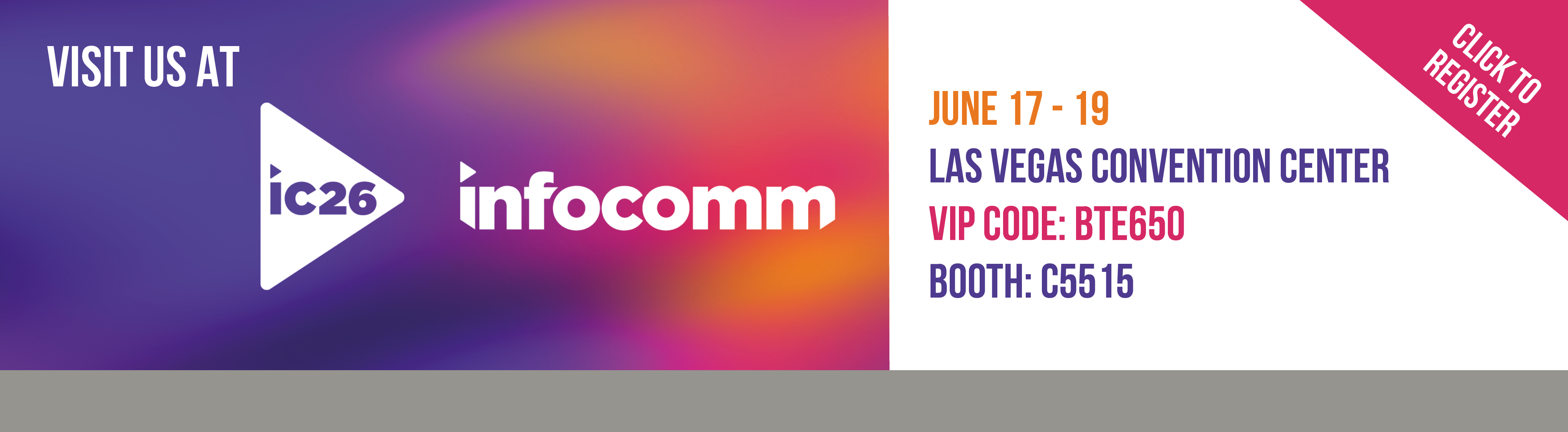 Visit us at Infocomm 2026